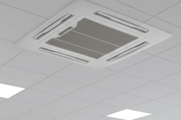 cassette 4 voies faux plafond génie climatique tertiaire bouches du rhône Climatiseur encastré au plafond.
