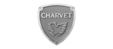 Logo de Charvet avec emblème de lion.