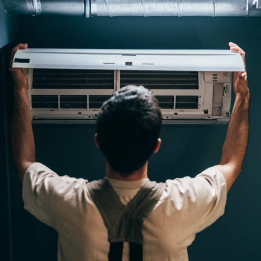aides et financement pour votre pompe à chaleur ou climatisation le guide pertuis froid (vaucluse, gard, bouches du rhône) technicien qui tient une clim