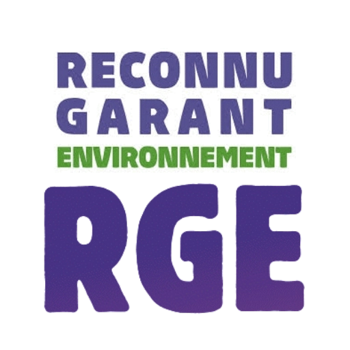 rge nîmes Logo certification Reconnu Garant Environnement.