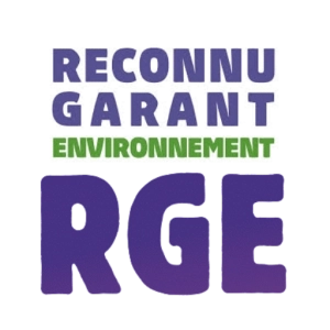 rge pertuis Logo certification Reconnu Garant Environnement.